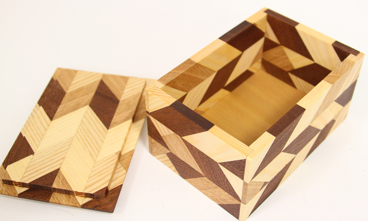 dt project box A wooden project box made by a Year 11 pupil
