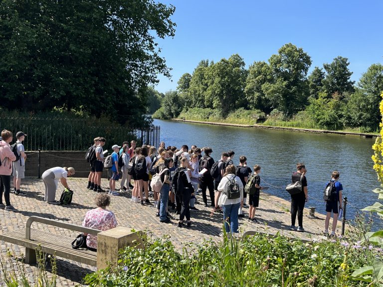 pupils on a field trip to York